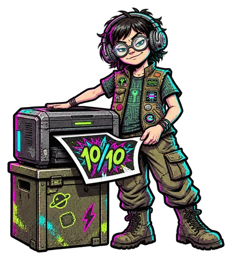 La mascotte Top 10 Geek